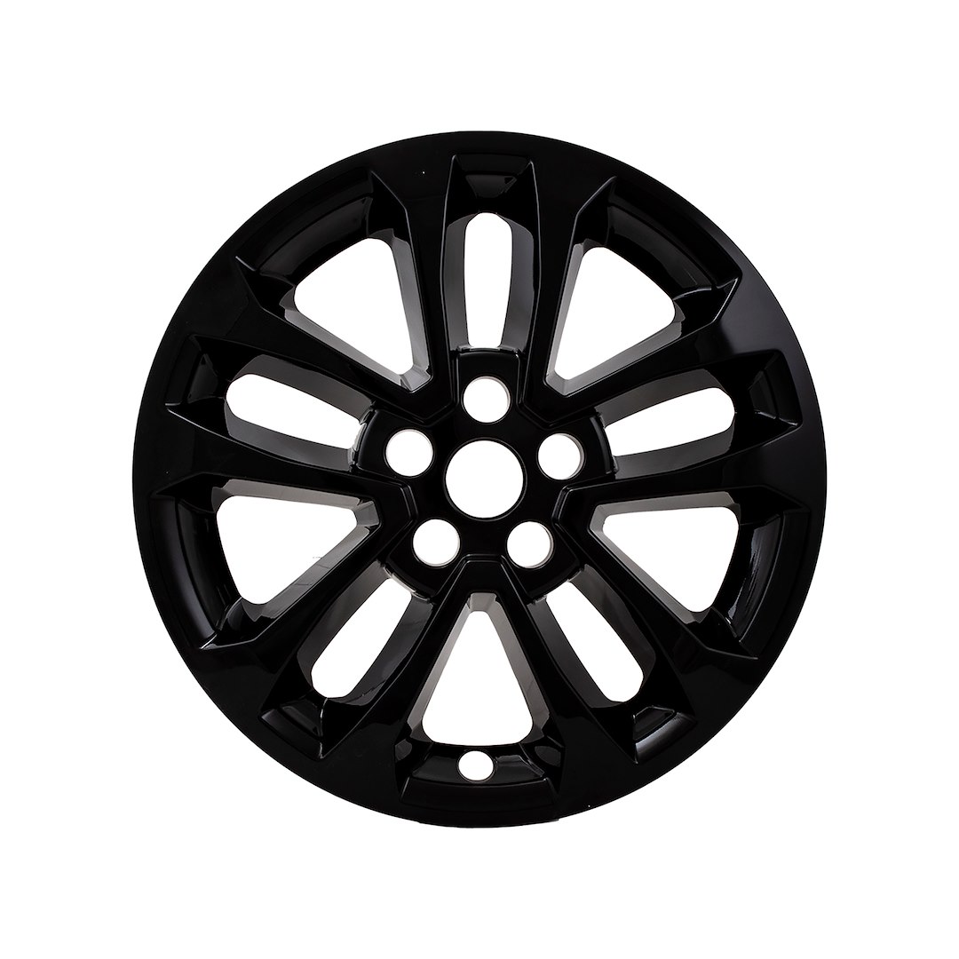 Coast to Coast Wheel Skin, Impostor ®, 17 Inch, 5 Split Spokes, Snap-On, Painted, Gloss Black, ABS Plastic, Set of 4 – IWCIMP462BLK