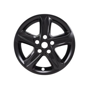 Coast to Coast Wheel Skin, Impostor ®, 16 Inch, 5 Spokes, Snap-On, Painted, Gloss Black, ABS Plastic, Set of 4 – IWCIMP464BLK