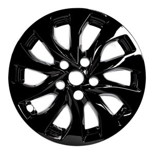 Coast to Coast Wheel Skin, Impostor ®, 16 Inch, 5 Double Spokes, Snap-On, Painted, Gloss Black, ABS Plastic, Set of 4 – IMP465BLK
