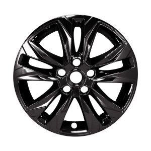 Coast to Coast Wheel Skin, Impostor ®, 17 Inch, 5 Double Spokes, Snap-On, Painted, Gloss Black, ABS Plastic, Set of 4 – IMP469BLK