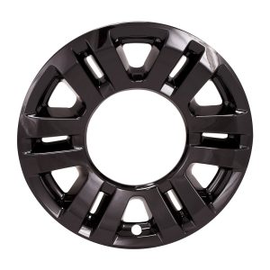 Coast to Coast Wheel Skin, Impostor ®, 17 Inch, 6 Split Spokes, Snap-On, Painted, Gloss Black, ABS Plastic, Set of 4 – IMP470BLK