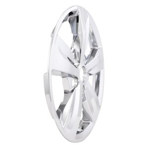 Coast to Coast Wheel Skin, Impostor ®, 17 Inch, 5 Spokes, Snap-On, Plated, Chrome, ABS Plastic, Set of 4, Fits Over and Into OEM Wheel – IMP475X