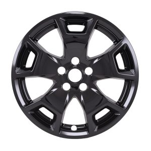 Coast to Coast Wheel Skin, Impostor ®, 17 Inch, 5 Y Spokes, Snap-On, Painted, Gloss Black, ABS Plastic, Set of 4 – IMP476BLK