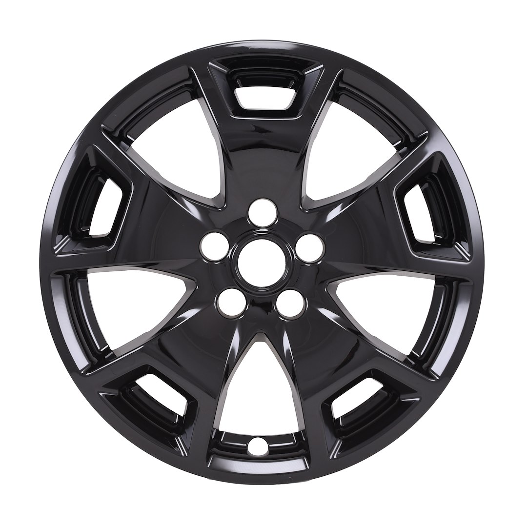 Coast to Coast Wheel Skin, Impostor ®, 17 Inch, 5 Y Spokes, Snap-On, Painted, Gloss Black, ABS Plastic, Set of 4 – IMP476BLK