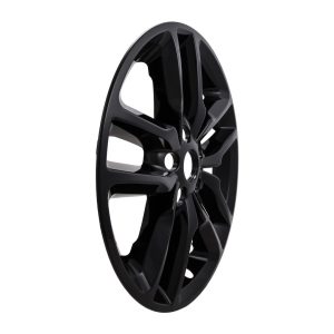 Coast to Coast Wheel Skin, Impostor ®, 20 Inch, 5 Double Spokes, Snap-On, Painted, Gloss Black, ABS Plastic, Set of 4 – IMP484BLK