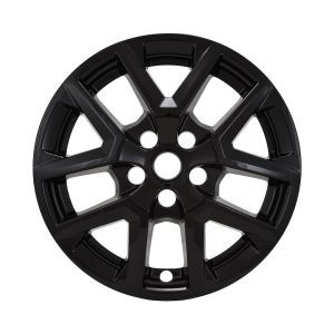Coast to Coast Wheel Skin, Impostor ®, 17 Inch, 5 V Spokes, Snap-On, Painted, Gloss Black, ABS Plastic – IWCIMP486BLK