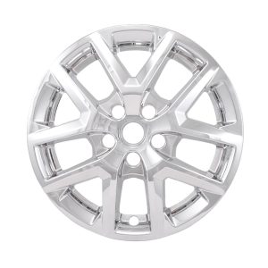Coast to Coast Wheel Skin, Impostor ®, 17 Inch, 5 V Spokes, Snap-On, Plated, Chrome, ABS Plastic, Not Compatible with Steel Wheels – IWCIMP486X