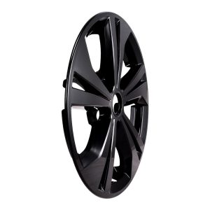 Coast to Coast Wheel Skin, Impostor ®, 16 Inch, 5 Directional Spokes, Snap-On, Painted, Gloss Black, ABS Plastic – IWCIMP487BLK