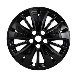 Coast to Coast Wheel Skin, Impostor ®, 18 Inch, 15 Spokes, Snap-On, Painted, Gloss Black, ABS Plastic, Not Compatible with Steel Wheels – IWCIMP488BLK