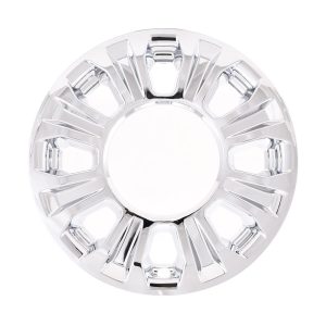 Coast to Coast Wheel Skin, Impostor ®, 18 Inch, 8 Spokes, Snap-On, Plated, Chrome, ABS Plastic, Not Compatible with Steel Wheels – IWCIMP493X