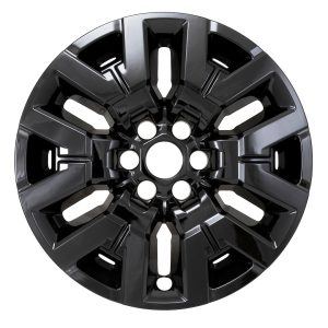 Coast to Coast Wheel Skin, Impostor ®, 17 Inch, 6 Y Spokes, Snap-On, Painted, Gloss Black, ABS Plastic – IWCIMP504BLK