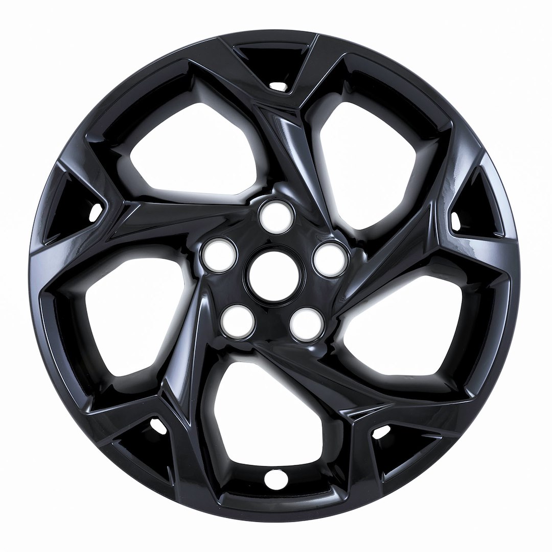 Coast to Coast Wheel Skin, Impostor ®, 17 Inch, 5 Y Spokes, Snap-On, Painted, Gloss Black, ABS Plastic, Not Compatible with Steel Wheels – IMP509BLK