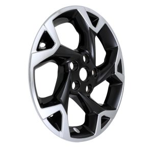Coast to Coast Wheel Skin, Impostor ®, 17 Inch, 5 Y Spokes, Snap-On, Chrome Plated/ Painted, Gloss Black, ABS Plastic – IMP509XBLK