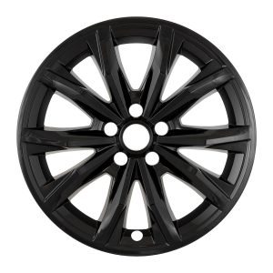 Coast to Coast Wheel Skin, Impostor ®, 18 Inch, 10 Spokes, Snap-On, Painted, Gloss Black, ABS Plastic, Not Compatible with Steel Wheels – IMP510BLK
