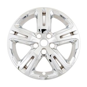 Coast to Coast Wheel Skin, Impostor ®, 17 Inch, 5 Double Spokes, Snap-On, Chrome Plated, ABS Plastic, Set of 4 – IMP514X
