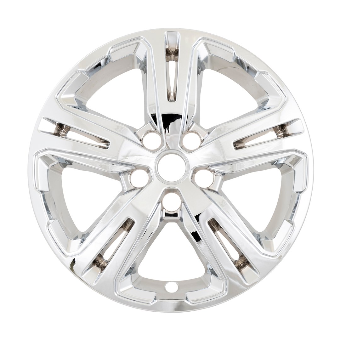 Coast to Coast Wheel Skin, Impostor ®, 17 Inch, 5 Double Spokes, Snap-On, Chrome Plated, ABS Plastic, Set of 4 – IMP514X