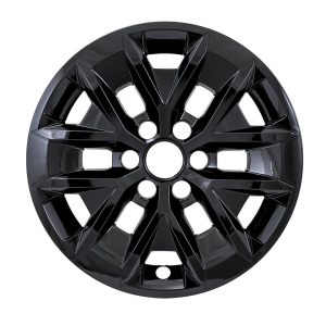 Coast to Coast Wheel Skin, Impostor ®, 16 Inch, 6 Y Spokes, Snap-On, Painted, Gloss Black, ABS Plastic, Set of 4 – IMP516BLK