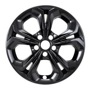 Coast to Coast Wheel Skin, Impostor ®, 17 Inch, 10 Spokes, Snap-On, Painted, Gloss Black, ABS Plastic, Not Compatible with Steel Wheels – IMP517BLK
