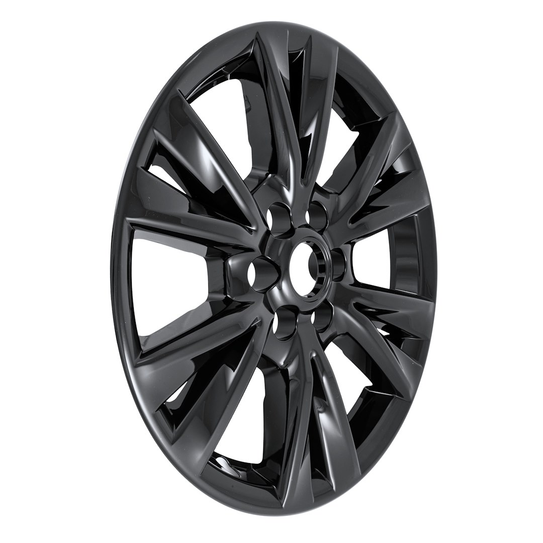 Coast to Coast Wheel Skin, Impostor ®, 18 Inch, 6V Spokes, Snap-On, Painted, Gloss Black, ABS Plastic, Not Compatible with Steel Wheels – IMP518BLK
