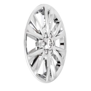 Coast to Coast Wheel Skin, Impostor ®, 18 Inch, 6V Spokes, Snap-On, Chrome Plated, ABS Plastic, Not Compatible with Steel Wheels, Set of 4 – IMP518X