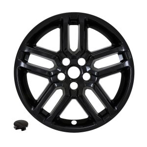 Coast to Coast Wheel Skin, Impostor ®, 18 Inch, 5 U Spokes, Snap-On, Painted, Gloss Black, ABS Plastic, Not Compatible with Steel Wheels – IMP521BLK
