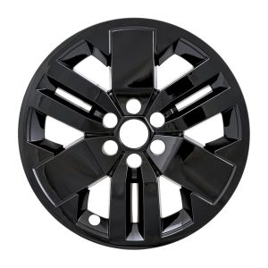 Coast to Coast Wheel Skin, Impostor ®, 17 Inch, 6 Spokes, Snap-On, Painted, Gloss Black, ABS Plastic, Fits Over and Into OEM Wheel – IMP529BLK
