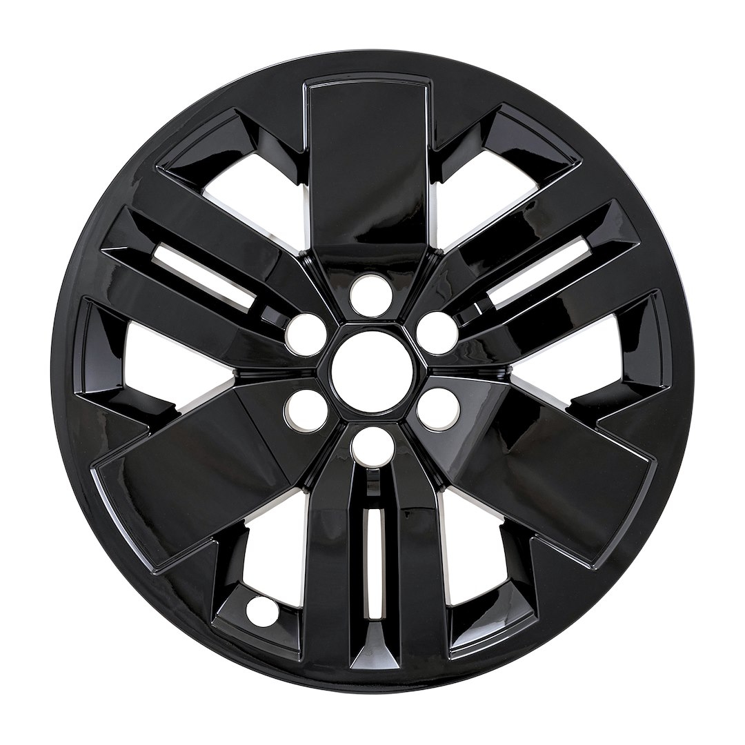 Coast to Coast Wheel Skin, Impostor ®, 17 Inch, 6 Spokes, Snap-On, Painted, Gloss Black, ABS Plastic, Fits Over and Into OEM Wheel – IMP529BLK