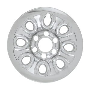Coast to Coast Wheel Skin, Impostor ®, 17 Inch, 8 Hole, Snap-On, Plated, Chrome, ABS Plastic, Set of 4 – IWCIMP64X