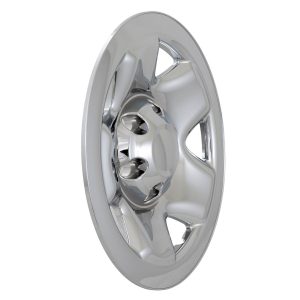 Coast to Coast Wheel Skin, Impostor ®, 16 Inch, 5 Spokes, Snap-On, Plated, Chrome, ABS Plastic, Set of 4 – IMP68XN