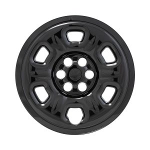 Coast to Coast Wheel Skin, Impostor ®, 16 Inch, 6 Holes, Snap-On, Painted, Gloss Black, ABS Plastic, Compatible with Steel Wheels – IMP69BLKN