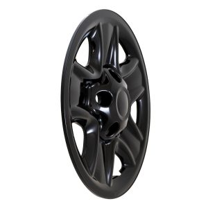 Coast to Coast Wheel Skin, Impostor ®, 18 Inch, 5 Spokes, Snap-On, Painted, Gloss Black, ABS Plastic, Set of 4 – IMP77BLKN
