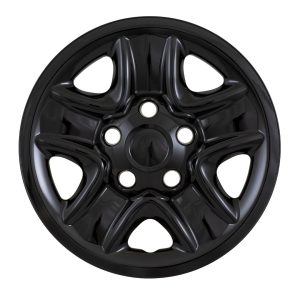 Coast to Coast Wheel Skin, Impostor ®, 18 Inch, 5 Spokes, Snap-On, Painted, Gloss Black, ABS Plastic, Set of 4 – IMP77BLKN