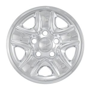 Coast to Coast Wheel Skin, Impostor ®, 18 Inch, 5 Spokes, Snap-On, Plated, Chrome, ABS Plastic, Set of 4 – IWCIMP77X