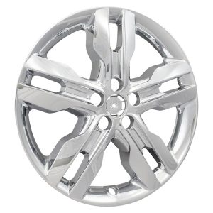 Coast to Coast Wheel Skin, Impostor ®, 20 Inch, 5 Spokes, Snap-On/Center Retention, Plated, Chrome, ABS Plastic, Single, Clad Replacement – IWCIMP800X