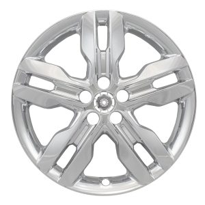 Coast to Coast Wheel Skin, Impostor ®, 20 Inch, 5 Spokes, Snap-On/Center Retention, Plated, Chrome, ABS Plastic, Single, Clad Replacement – IWCIMP800X