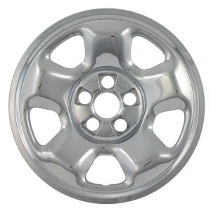 Coast to Coast Wheel Skin, Impostor ®, 17 Inch, 5 Spokes, Snap-On, Plated, Chrome, ABS Plastic, Set of 4 – IWCIMP82X