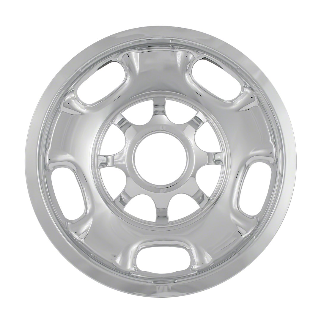Coast to Coast Wheel Skin, Impostor ®, 17 Inch, 5 Spokes, Snap-On, Plated, Chrome, ABS Plastic, Set of 4, Compatible with Steel Wheels – IWCIMP84X