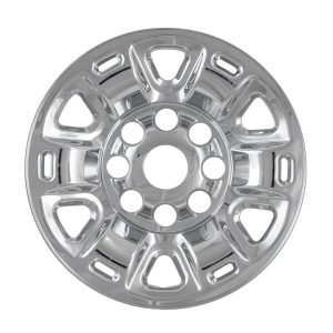 Coast to Coast Wheel Skin, Impostor ®, 17 Inch, 6 Spokes with Vent, Snap-On, Plated, Chrome, ABS Plastic, Set of 4 – IWCIMP87X