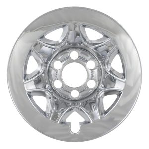 Coast to Coast Wheel Skin, Impostor ®, 17 Inch, 7 Spokes, Snap-On, Plated, Chrome, ABS Plastic, Set of 4 – IWCIMP89X