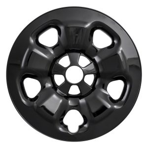 Coast to Coast Wheel Skin, Impostor ®, 17 Inch, 5 Spokes, Snap-On, Painted, Gloss Black, ABS Plastic, Set of 4 – IWCIMP91BLK