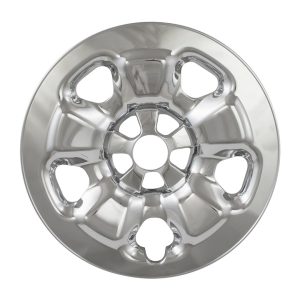 Coast to Coast Wheel Skin, Impostor ®, 17 Inch, 5 Spokes, Snap-On, Plated, Chrome, ABS Plastic, Set of 4 – IWCIMP91X