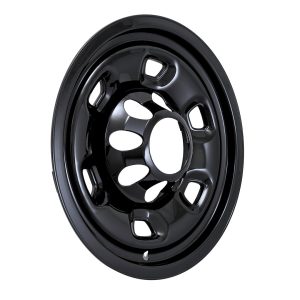 Coast to Coast Wheel Skin, Impostor ®, 17 Inch, 5 Spokes, Snap-On, Painted, Gloss Black, ABS Plastic, Set of 4 – IMP94BLK