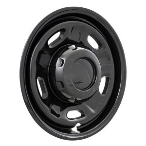 Coast to Coast Wheel Skin, Impostor ®, 17 Inch, 5 Hole, Snap-On, Painted, Gloss Black, ABS Plastic, Set of 4 – IWCIMP96BLK