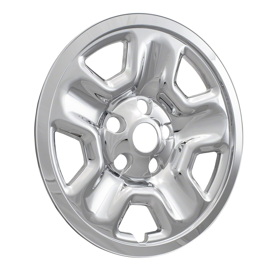 Coast to Coast Wheel Skin, Impostor ®, 17 Inch, 5 Spokes, Snap-On, Plated, Chrome, ABS Plastic, Set of 4, Compatible with Steel Wheels – IWCIMP98X