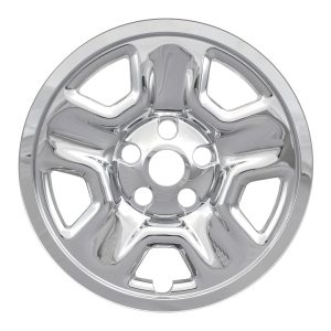Coast to Coast Wheel Skin, Impostor ®, 17 Inch, 5 Spokes, Snap-On, Plated, Chrome, ABS Plastic, Set of 4, Compatible with Steel Wheels – IWCIMP98X