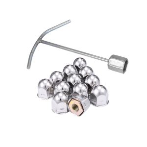Coast to Coast Wheel Simulator, Fits 19-1/2 Inch Dual Rear Steel Wheels, Front and Rear, Polished, Stainless Steel, Bolt on – IWCN195F99