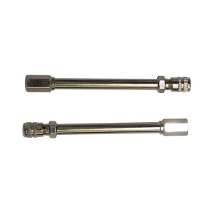 Coast to Coast Valve Stem Extension, For Inner and Outer Wheels, 3-1/2 Inch Length, Straight, Stainless Steel, Polished, Silver, With Cap – IWCN8000K