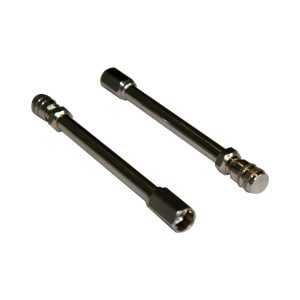 Coast to Coast Valve Stem Extension, For Inner and Outer Wheels, 3-1/2 Inch Length, Straight, Stainless Steel, Polished, Silver, With Cap – IWCN8000K