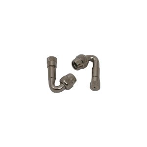 Coast to Coast Valve Stem Extension, For Inner and Outer Wheels, 1.18 Inch Length, 135 Degree, Stainless Steel, Polished, Silver, With Cap – IWCN8135K