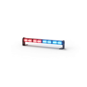 Code 3 Warning Light, Mega Thin™ Stik Series, 17.7 Inch Length X 1.6 Inch Width X 1.6 Inch Height, Mini Bar, 4 Dual Color LED – MTS418MC-RB